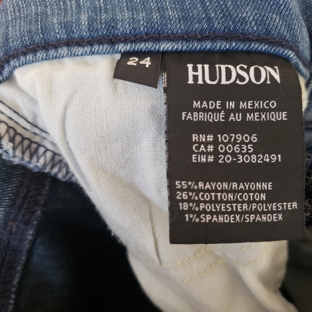 NWOT Hudson midrise tilda crop Jeans 24 - Picture 6 of 6